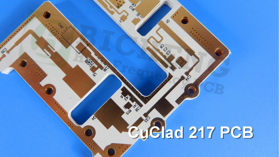 10mil CuClad 217 PCB 2-layer 0.3mm Immersion Silver