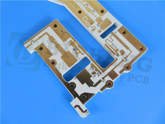 30mil DiClad 527 PCB 2 στρώσεις βύθιση Ασημένιο λευκό μεταξοειδές