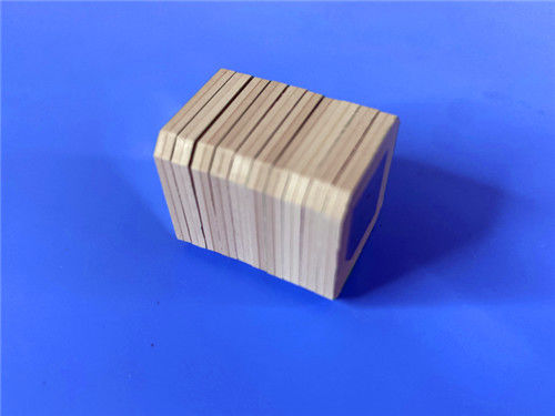 CuClad 217 PCB 6 στρώσεων 3,5 mm παχιά πράσινη μάσκα συγκόλλησης λευκή μεταξοειδής