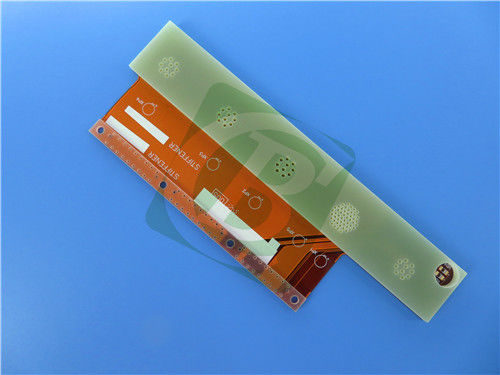 2-Layer 0.22mm Εύκαμπτο PCB με FR-4 Stiffener 2OZ Χαλκού