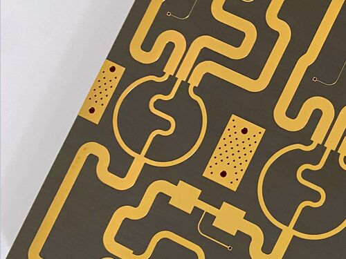 TLY-5 RF PCB 10mil 2 στρώσεις Immersion Gold Finish