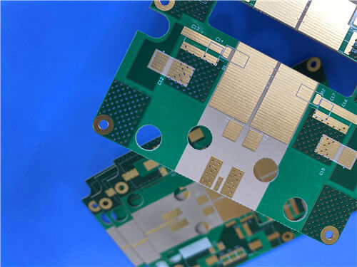 Διπλής όψης WL-CT440 PCB 10mil Υπόστρωμα Πράσινη Μάσκα Συγκόλλησης