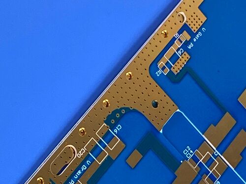 Δύο στρώσεις CuClad 217 PCB Rogers 20mil Laminate με καταδύσεις χρυσού