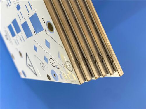 Διπλής όψης PCB αλουμινίου με καταδύσεις χρυσού