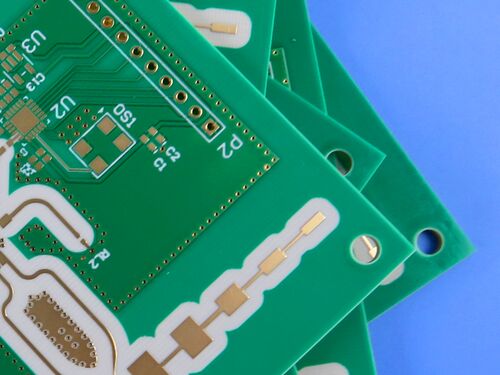 Υβριδικό PCB για RO4350B και υλικό υψηλής θερμοκρασίας TG FR4 4 στρώσεις τυφλών οδών