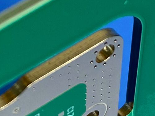 Πολυστρωματικό PCB TC350 με τυφλές οπές και επιμετάλλωση ακμών με φινίρισμα ENIG