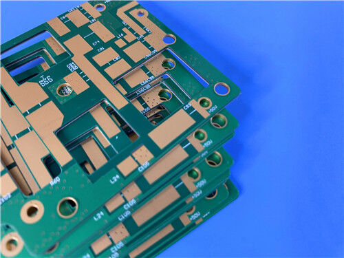 4-στρώμα Υβριδικό PCB Υψηλής Συχνότητας σε RT duroid 5880 και FR-4