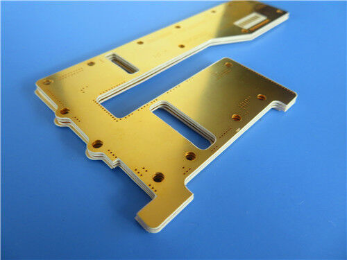 Χρυσό φινίρισμα 2-στρώσεων Rogers TMM13i PCB πάχους 0,6 mm