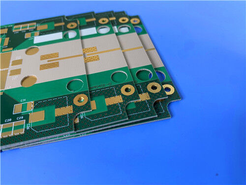 Διπλής όψης Rogers RT/duroid 6202 PCB πάχους 0.6mm με φινίρισμα ENIG