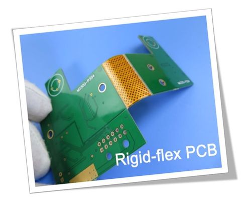 2.0mm Rigid Flex PCB 6 Layer PCB With Green Solder Mask