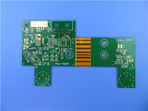 Multilayer Rigid Flex PCB Tg170 FR-4 And Polyimide
