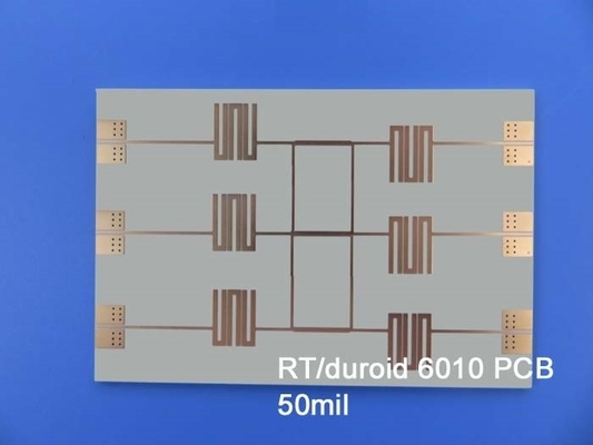 1oz RT Duroid 6010.2LM 25mil High Frequency PCB With Immsersion Gold