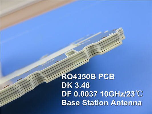 Double-Sided 10mil RF PCB Made Of RO4350B Laminates With Immersion Silver