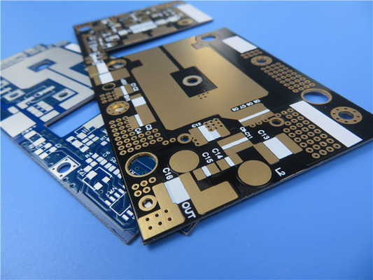 1OZ RF-60TC Printed Circuit Board 5mil 0.25mm with Immersion Gold