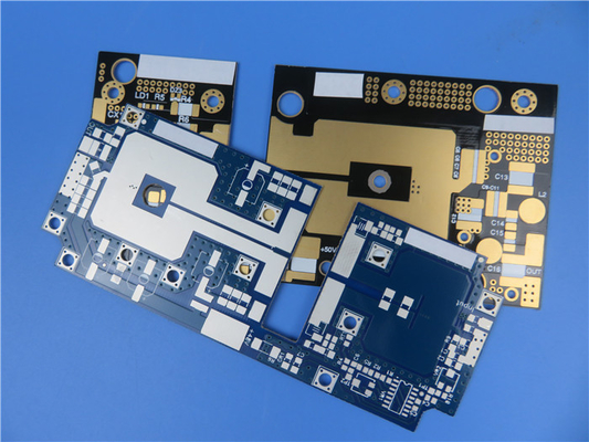 1OZ RF-60TC Printed Circuit Board 5mil 0.25mm with Immersion Gold