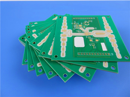 RF PCB On 30mil CLTE-XT Laminates Black Soldermask Immersion Tin