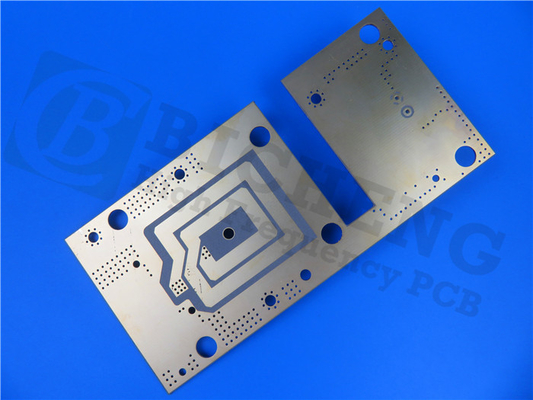 10mil RT Duroid 6035HTC PCB Double-layer Black Silkscreen Immersion Gold