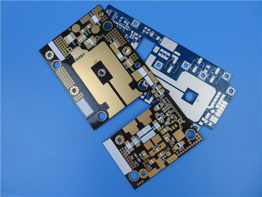 60mil RF-35 Radio Frequency Pcb Double Sided HASL White Silkscreen