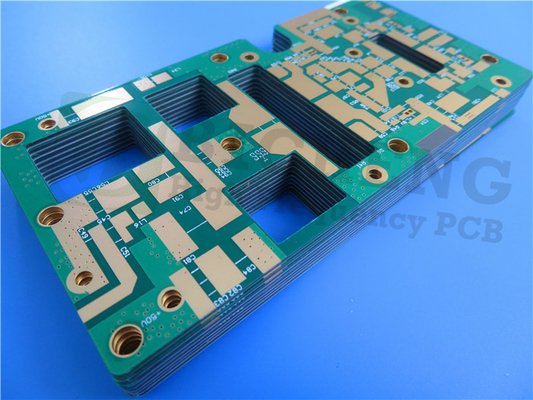 4-Layer Hybrid PCB with RT/duroid 5880 and RO4003C Materials Immersion Gold