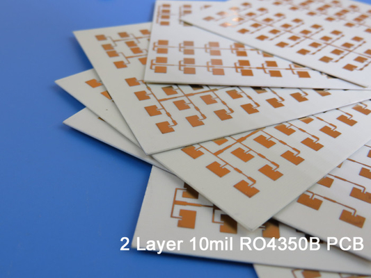 Rogers RO4350B PCB 6.6mil Double-Layer Immersion Silver Circuit Board