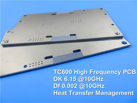 30mil TC600 PCB 2-Layer Immesion Gold Surface Finished