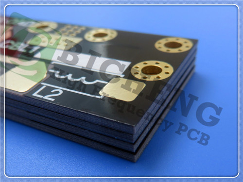 Double-Sided F4BTMS1000 PCB 6.35mm Thick Bare Copper Circuits