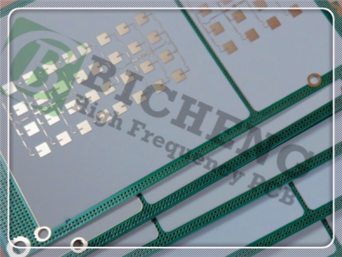 Double-Sided RO4830 PCB 9.4mil Immersion Silver Rigid Circuits