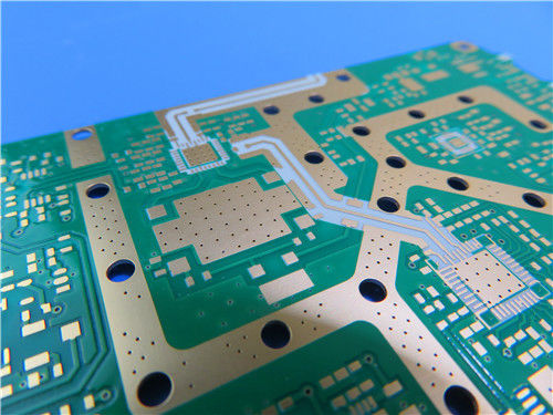 Διπλής όψης PCB σε RO4350B 6.6mil υλικό με βύθιση χρυσού