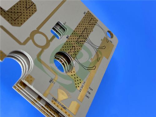 Διπλής στρώσης PCB RF-10 Laminate 10mil 1oz Copper Circuit Board