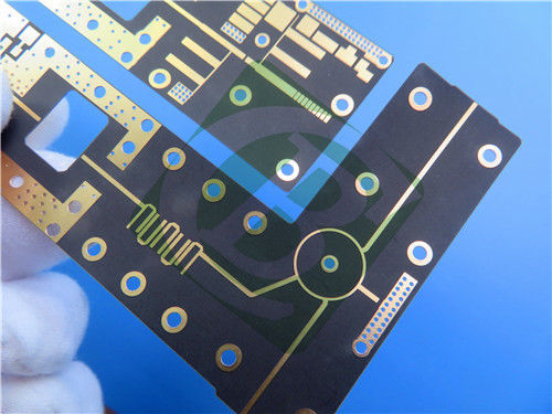 RT/duroid 5880 PCB 15mil 2-layer Πράσινη Μάσκα Συγκόλλησης