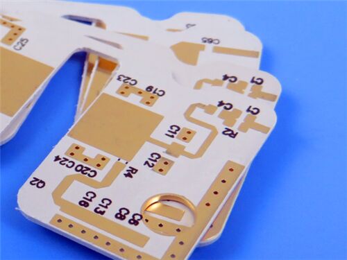 RO3003 PCB 2 στρώσεων 10mil Rogers Laminate Ασημένια πλάκα / Χρυσή πλάκα