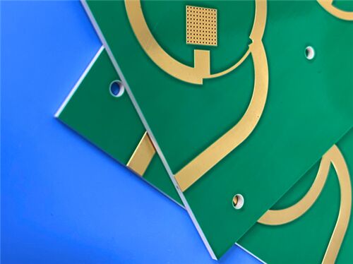 Rogers 50mil Υποστρώμα RO3206 PCB 2 στρώματα με λευκό μεταξοειδές