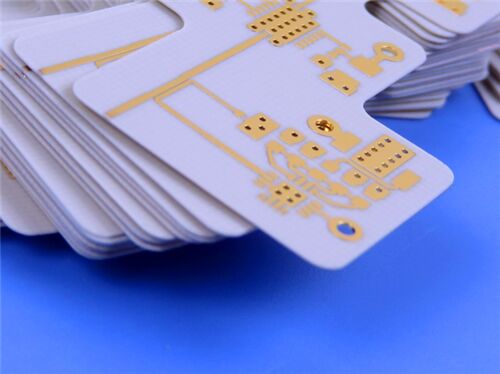 Ρότζερς 4003C PCB 8mil Διπλό στρώμα με μαύρη μεταξοειδή οθόνη