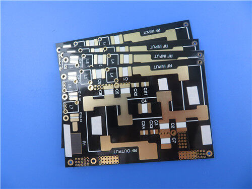 Διπλής όψης F4BTM300 PCB RF Υπόστρωμα 10mil ENIG Φινίρισμα