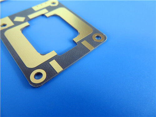 Rogers RT duroid 5880LZ PCB Διπλής όψης 0.3mm Πάχος Πράσινη Μάσκα