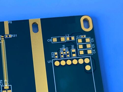 FR408HR PCB 6 στρώσεων 1,6 mm παχύ μπλε Solder-mask Immersion Gold