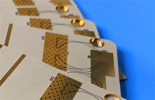 5mil παχύ WL-CT300 PCB 2 στρώματα Μαύρο Silkscreen Καθαρό Χρυσό
