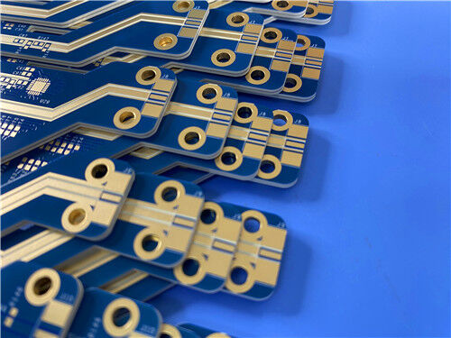 4 στρώματα Rogers RT/duroid 6202 Υβριδικό PCB 1.014mm Χρυσό επιχρισμένο κύκλωμα