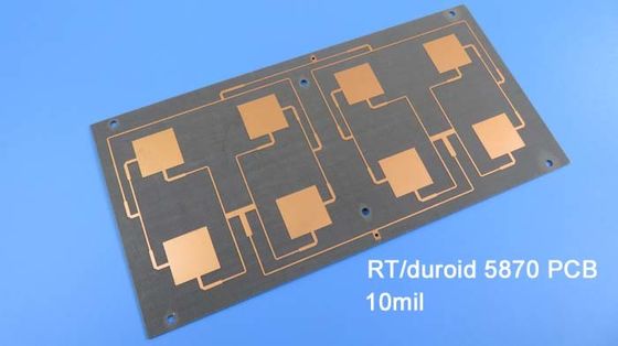 Rogers 5870 Multilayer UL Rogers PCB Board Glass Microfiber Reinforced PTFE