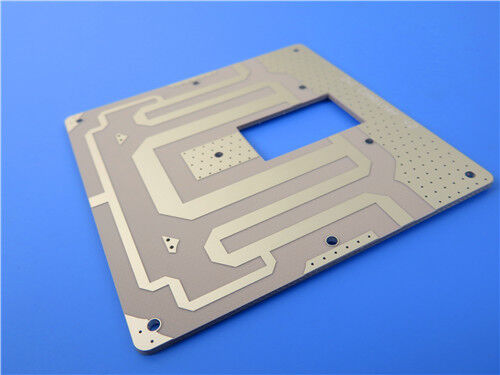 Διπλής όψης CER-10 PCB υψηλής συχνότητας 30mil Laminate Immersion Silver