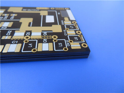 Διπλής όψης πλακέτα F4BTM300 PCB 0.6mm κεραμικό γεμισμένο PTFE υψηλής συχνότητας