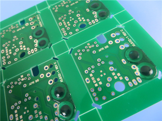 Τα PCB με Peelable καλύπτουν το διπλό πλαισιωμένο πίνακα κυκλωμάτων που στηρίζεται σε Tg170 FR-4 επένδυση HASL.