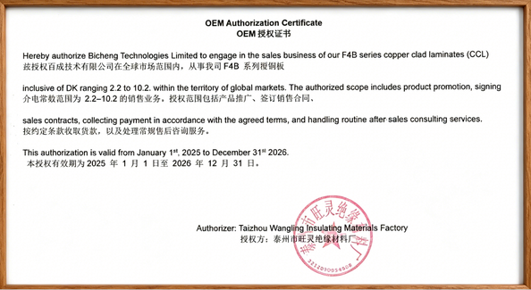 ΚΙΝΑ Bicheng Electronics Technology Co., Ltd Πιστοποιήσεις