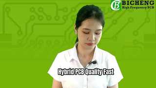 6L Hybrid PCB 10mil RO4350B + FR-4