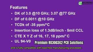 RO3003G2 PCB υψηλής συχνότητας